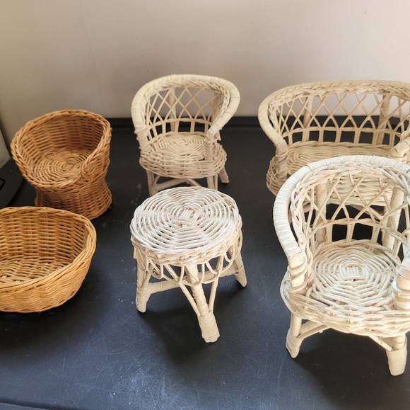 None Toys Wicker Doll Furniture 6pc Set Poshmark